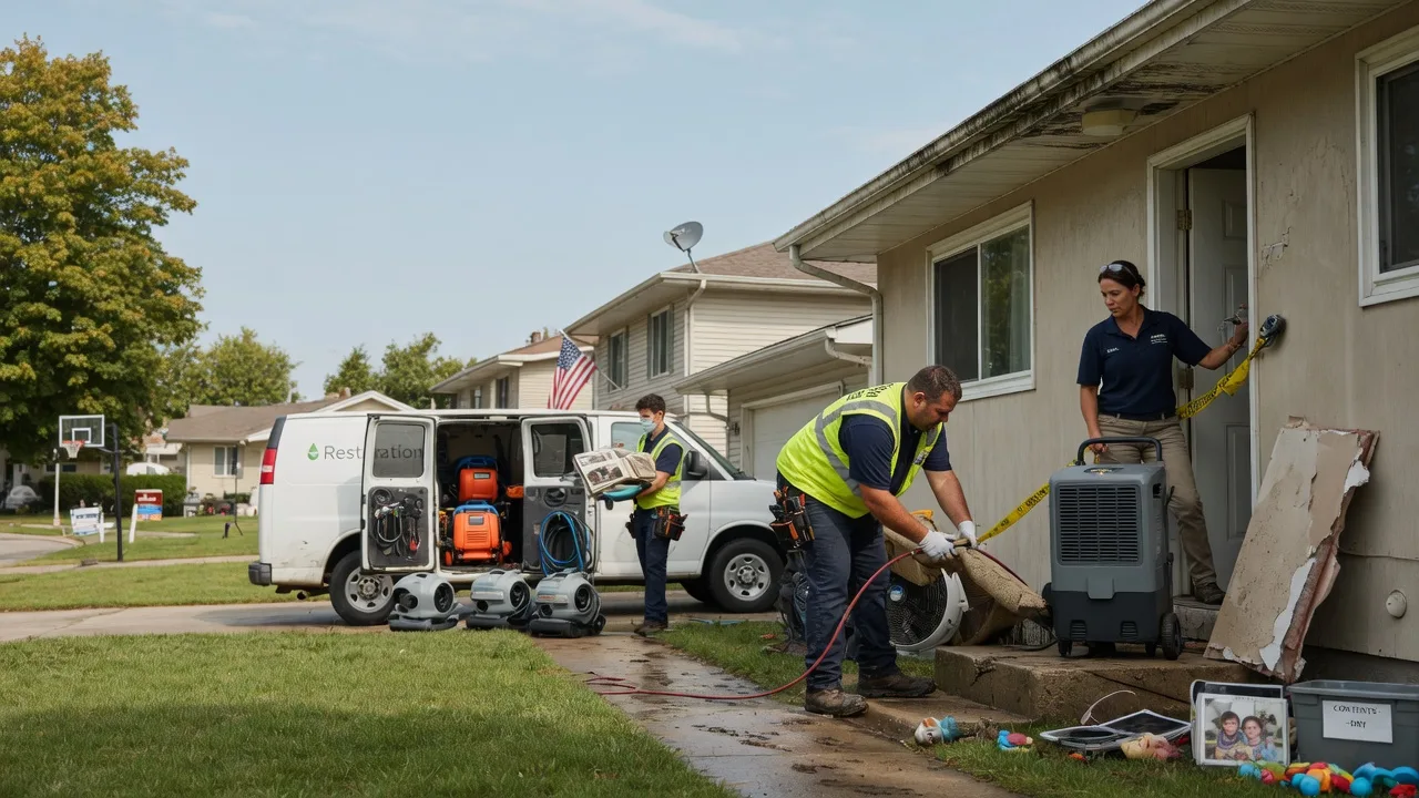 Water Damage Restoration in Bowers, PA near me